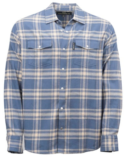 Outback Men's Cotton Plaid Shirt